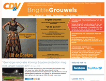 Tablet Screenshot of brigittegrouwels.com